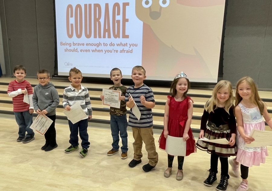 courage character ceremony